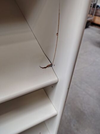 Fire Montana bogkasser, hvid 