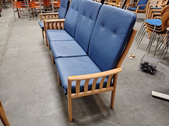 3-personers loungesofa samt stol  SCHOU ANDERSEN