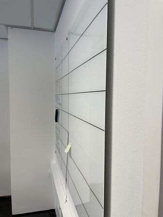 Glastavle og whiteboard