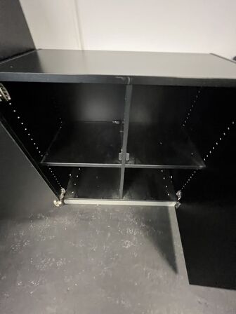 Fire kontorskabe, assorterede