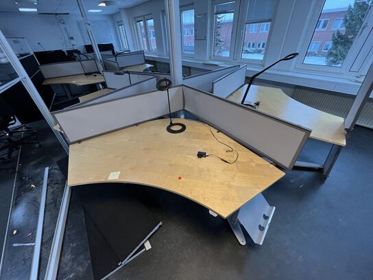 Fire hæve/sænkeborde