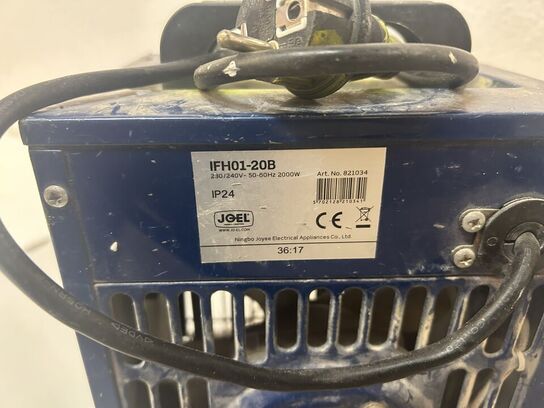 JGEL Varmeblæser og RAPORT Varmeblæser