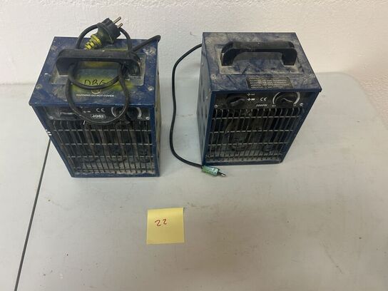 JGEL Varmeblæser og RAPORT Varmeblæser