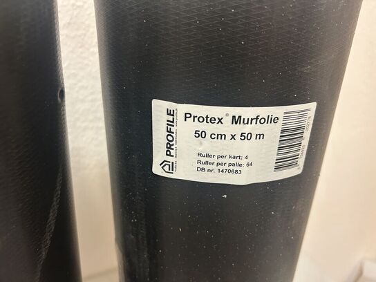 Murfolie 50cm x 50m 2 ruller