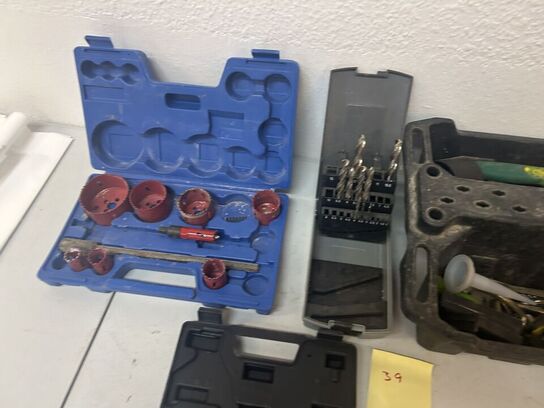 Blandet værktøj, Hulborsæt, bor, mm.