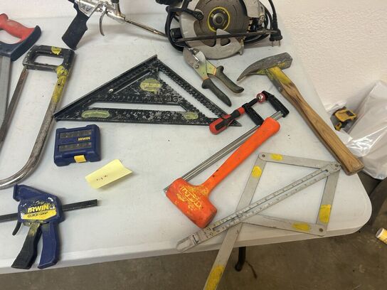 DEWALT Rundsav DW560 samt blandet værktøj, se billeder