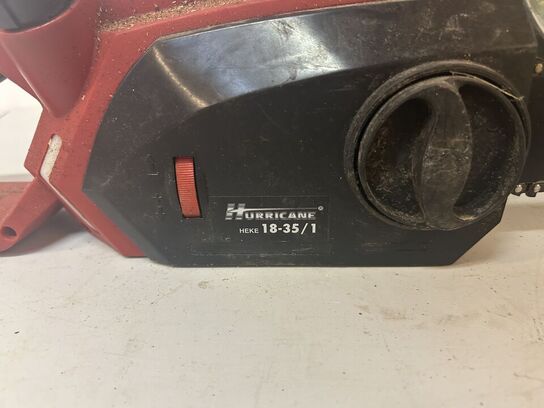 HURRICANE Elektrisk motorsav & kabeltromle