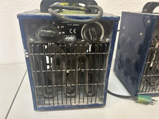 JGEL Varmeblæser og RAPORT Varmeblæser