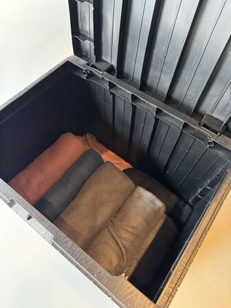 Hyndeboks med tæpper