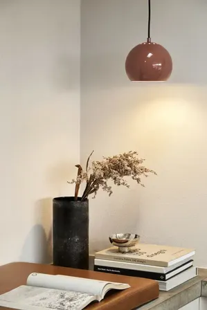 Frandsen ball pendel limited edition ø18 brown red glossy(ubrugt)