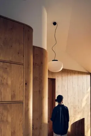 Frandsen supernate pendel ø38 i opalhvidt glas(ubrugt)