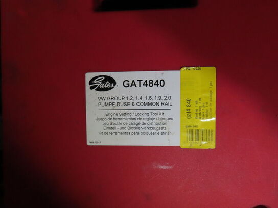 Motorjusterings-/låseværktøjssæt, Gates GAT4840