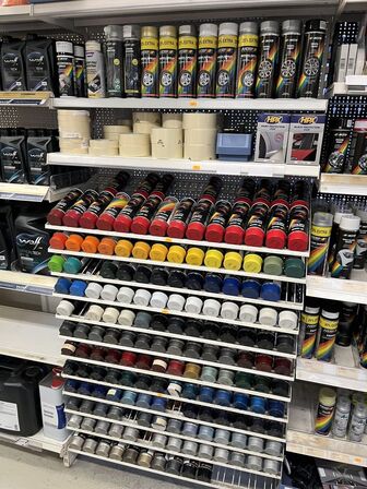 Div. Auto Lak i mange farver