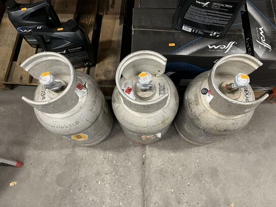 3. Stk. Gas flasker 