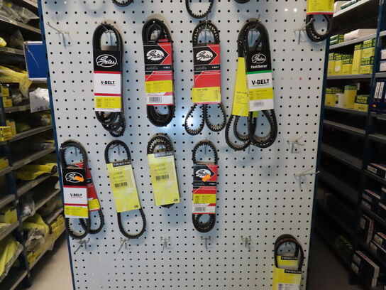 Stort sortiment af remme