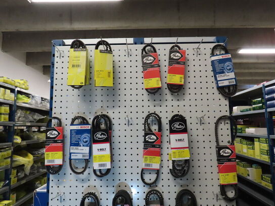 Stort sortiment af remme