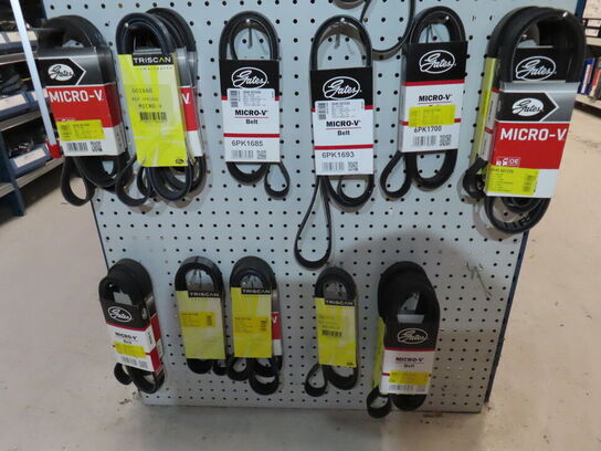 Stort sortiment af remme