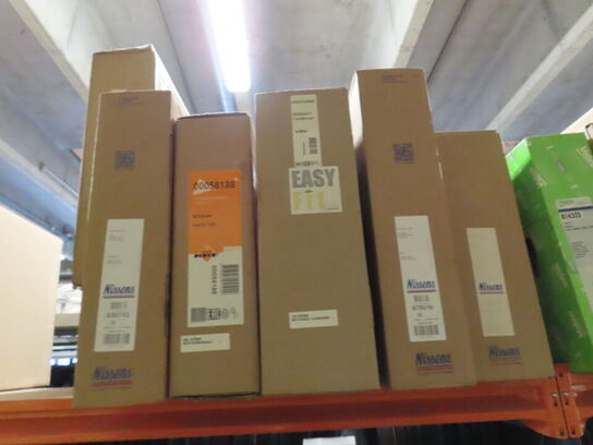 Stort parti kølere og elementer