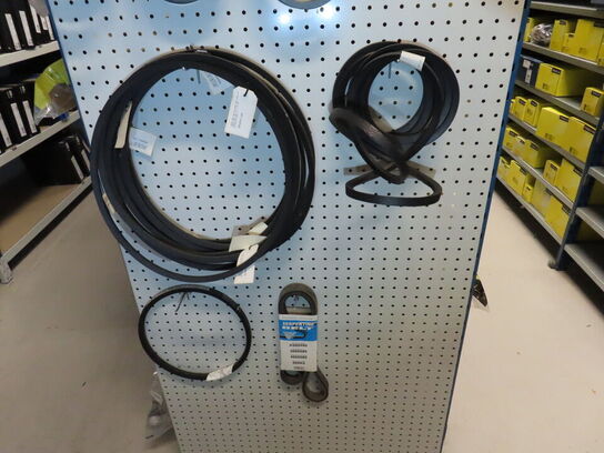 Stort sortiment af remme