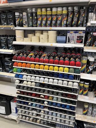 Div. Auto Lak i mange farver