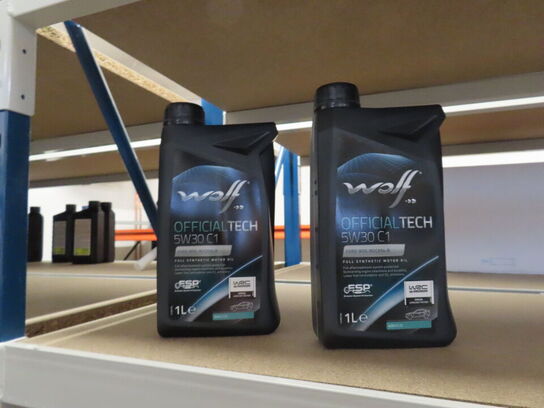 Stort sortiment motorolie