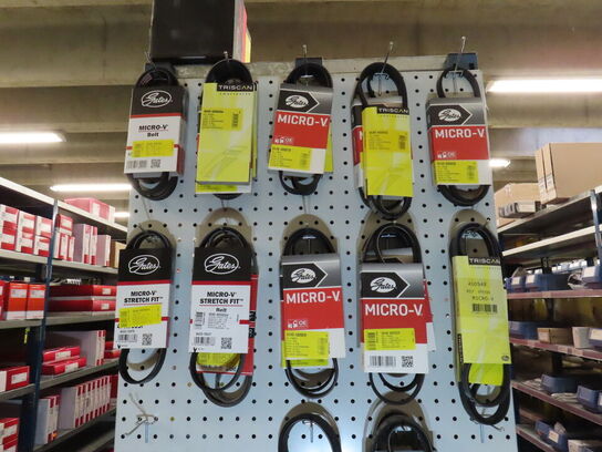 Stort sortiment af remme