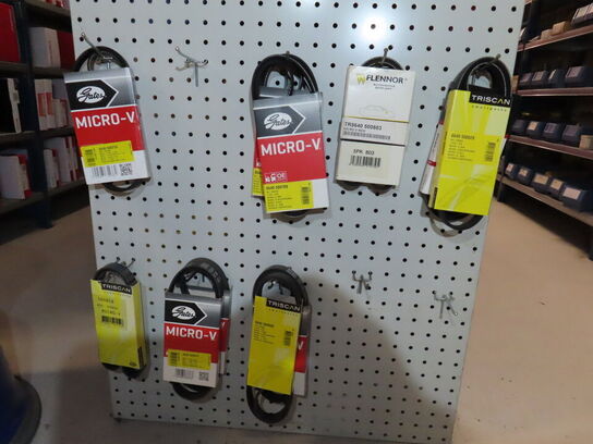 Stort sortiment af remme