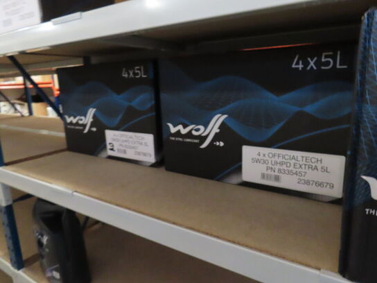 Stort sortiment motorolie