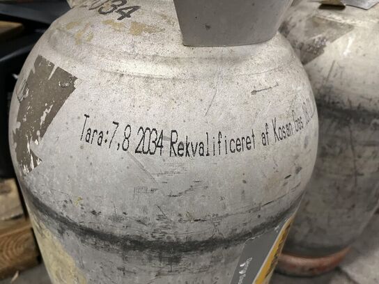 3. Stk. Gas flasker 