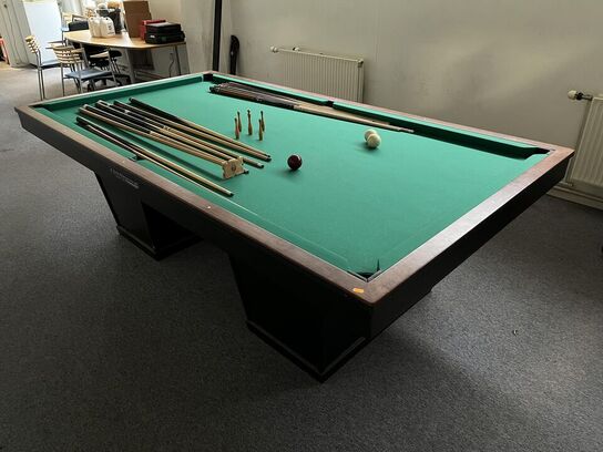 Billard bord med tilbehør