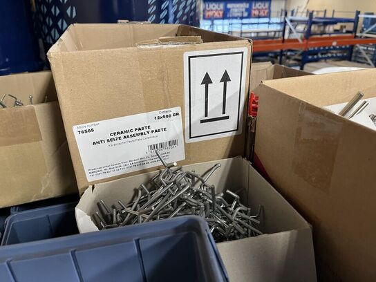 Palle ramme med lagerinventar