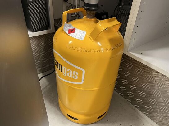 Gas varmer, m. gas flaske 