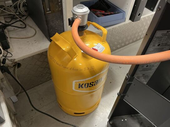 Gas varmer, m. gas flaske 