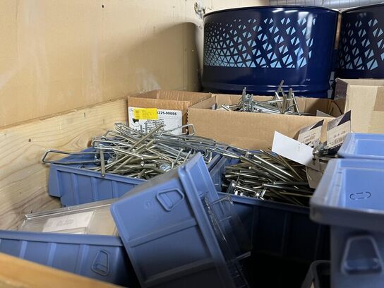 Palle ramme med lagerinventar