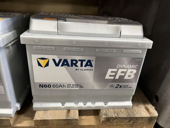 2. Stk. Varta batterier