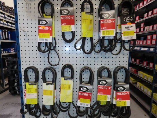 Stort sortiment af remme