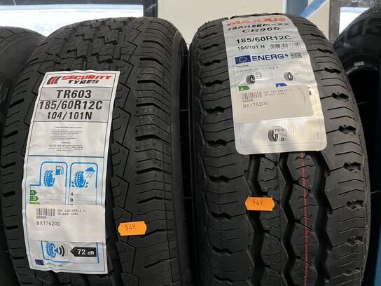 Blandet dæk i forskllige størrelser