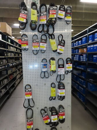 Stort sortiment af remme