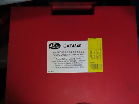 Motorjusterings-/låseværktøjssæt, Gates GAT4840