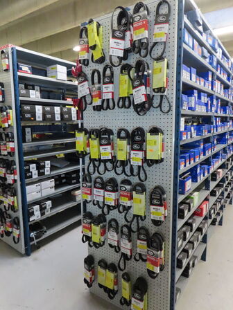 Stort sortiment af remme