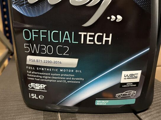 6. Stk. 5L, Auto oile