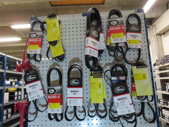 Stort sortiment af remme