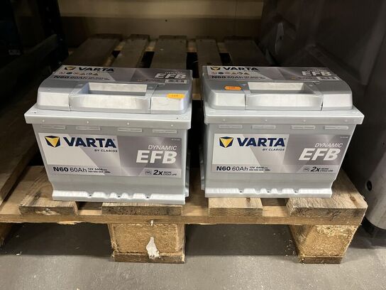 2. Stk. Varta batterier