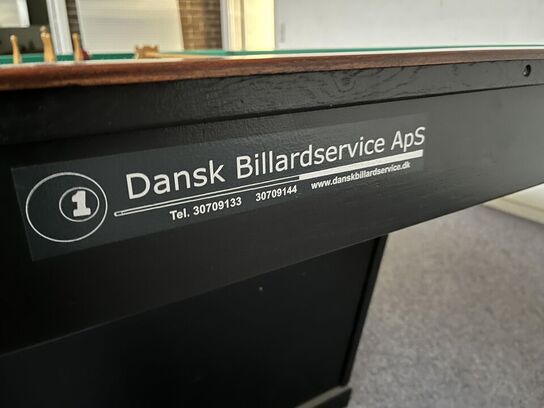 Billard bord med tilbehør