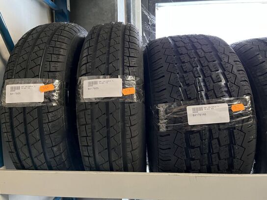 Blandet dæk i forskllige størrelser