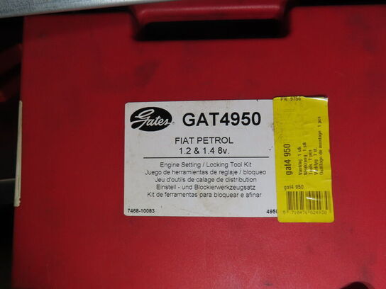 Motorjusterings-/låseværktøjssæt, Gates GAT4850