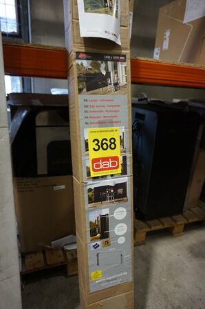 Superroof Udtræks læhegn 160x300 cm Antracit 