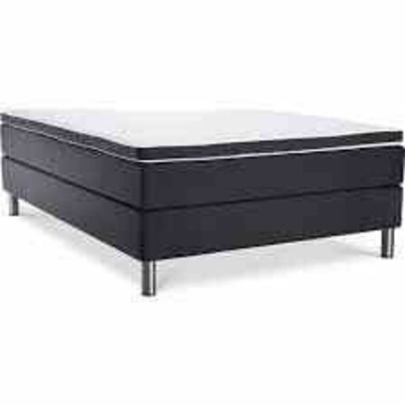 Huma Prestige kontinentalseng 140x200 cm med 7 cm høj latexskum topmadras 