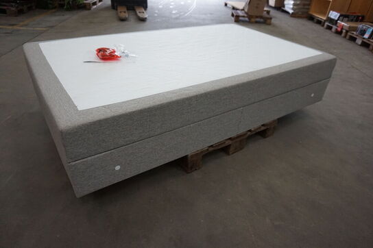 Nordisk fjer B90 seng med opbevaring 120x200 cm Lysegrå 