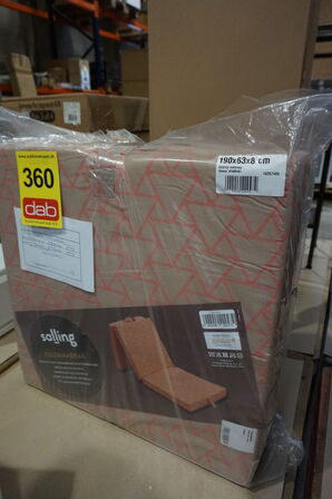 Nala foldemadras 190x63x8 cm Koral 